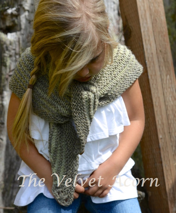 KNITTING PATTERN-The Bramble Shawl Small Large