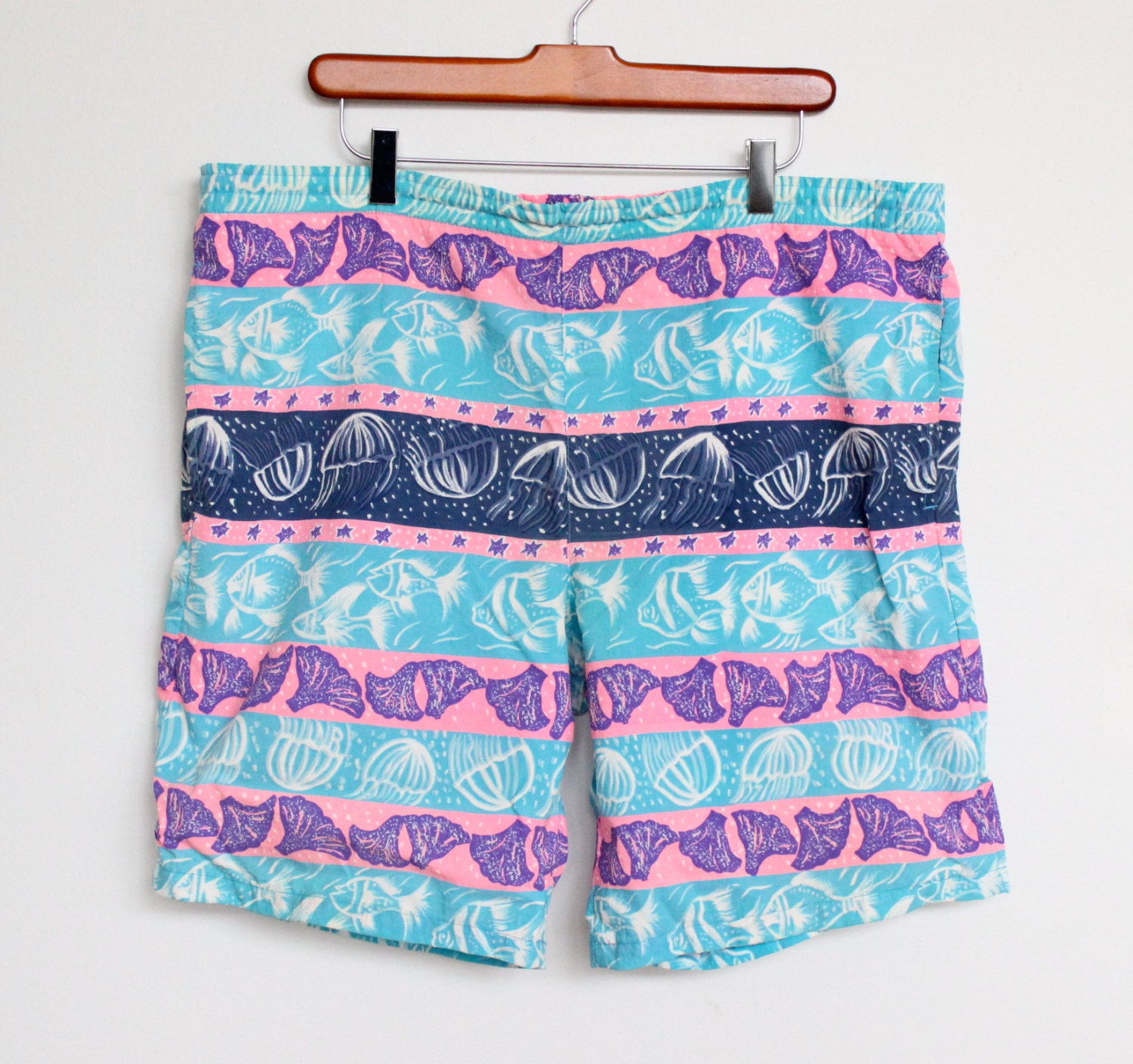 multicolor swim trunks