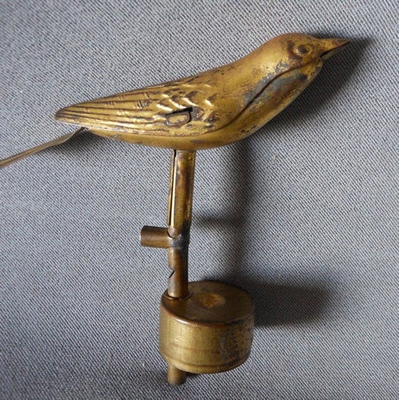 Antique Figural Bird Teapot Kettle Whistle or Bubble Blower