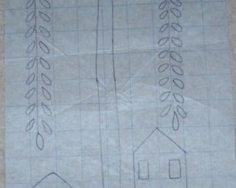 Primitive Rug Hooking Pattern-The Willow #107