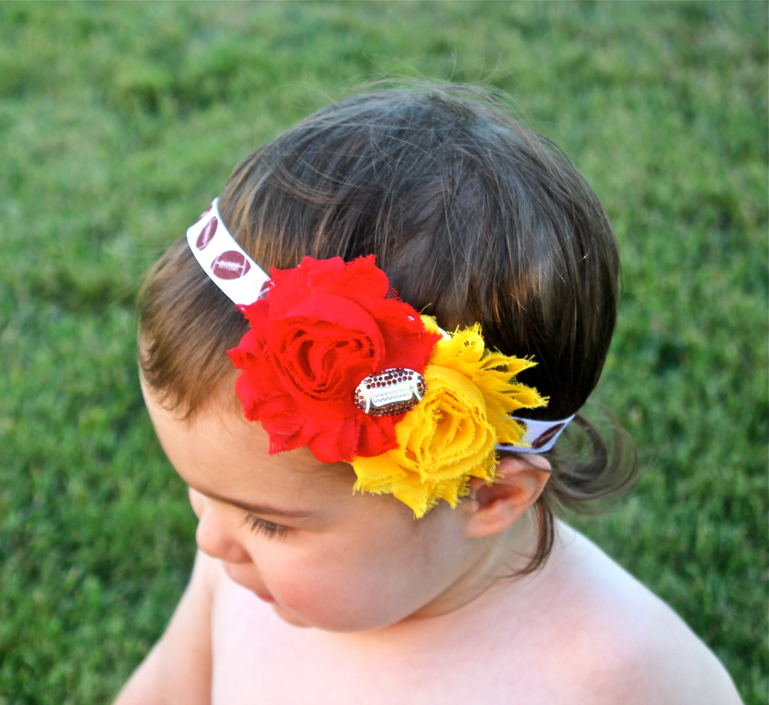Football Headband Football Baby Headband 49er Headband