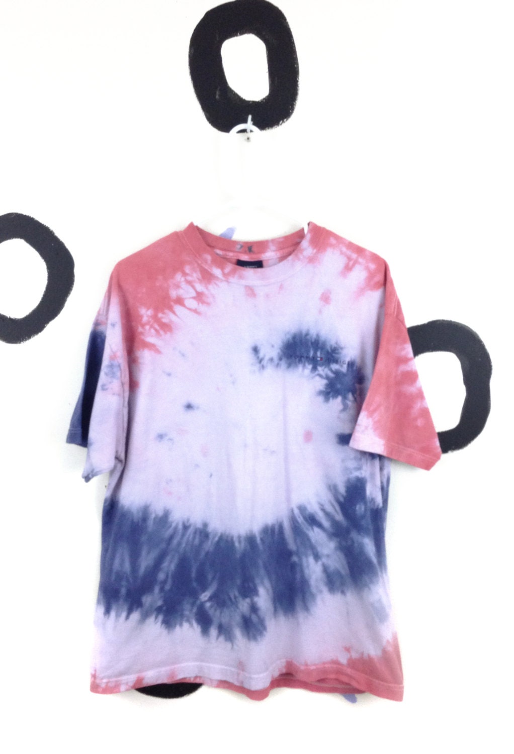 90s Tie Dye Tommy Hilfiger T shirt / Rave / by badatpettingcats