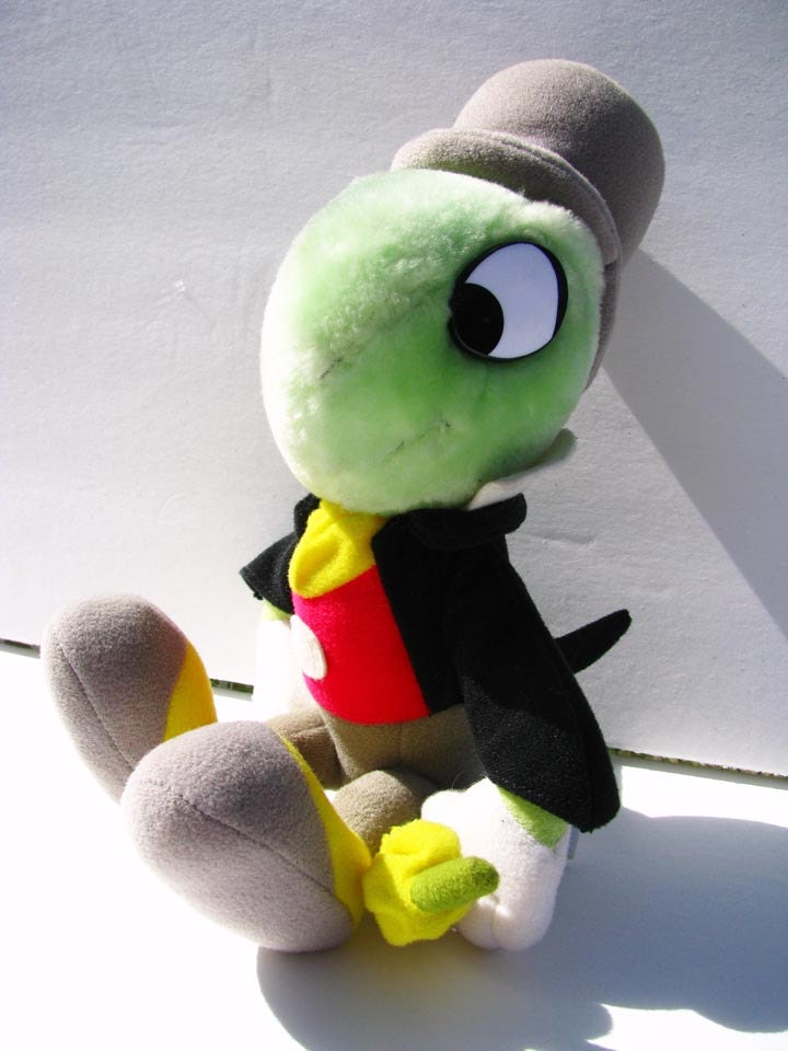 jiminy cricket plush toy