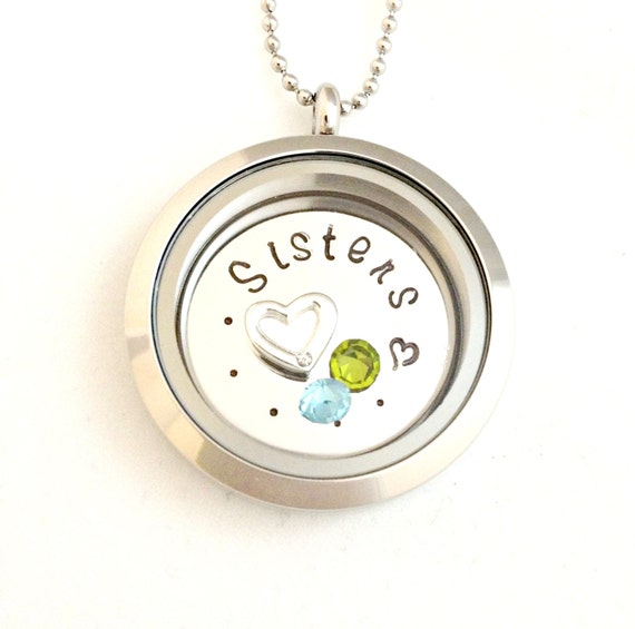big sister little sister lockets