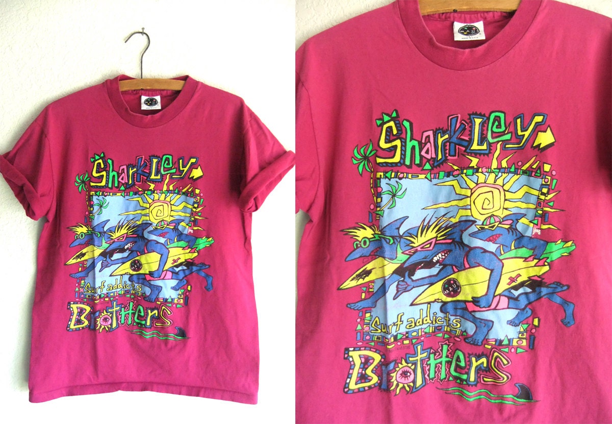 20% OFF 90s Maui and Sons Surfer T Shirt Shark Bros Point
