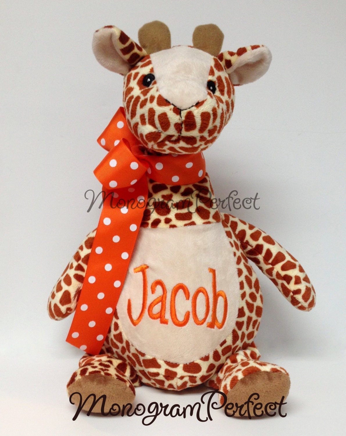 personalized giraffe stuffed animal