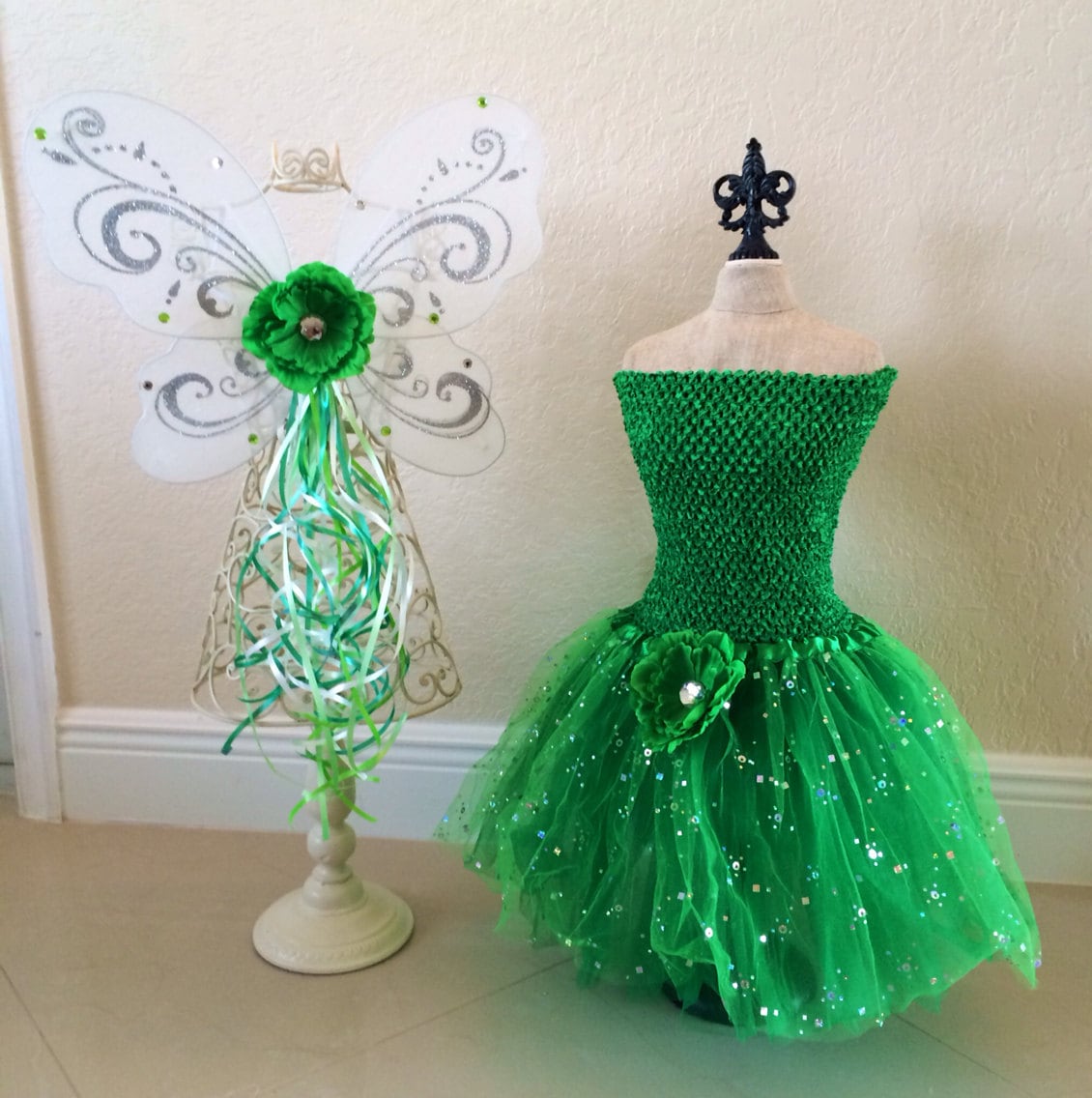 Tinkerbell Costume Tinkerbell Wings Fairy Wings Tinkerbell