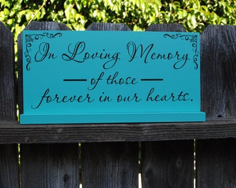 Wedding Signs In Loving Memory of Family by SignsToLiveBy on Etsy