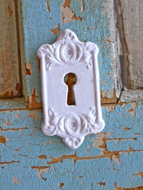 Shabby Chic Architectural Keyhole Furniture Applique