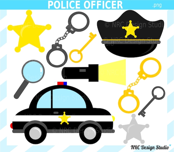 FINAL SALE Policeman Clip Art Police Officer by ...