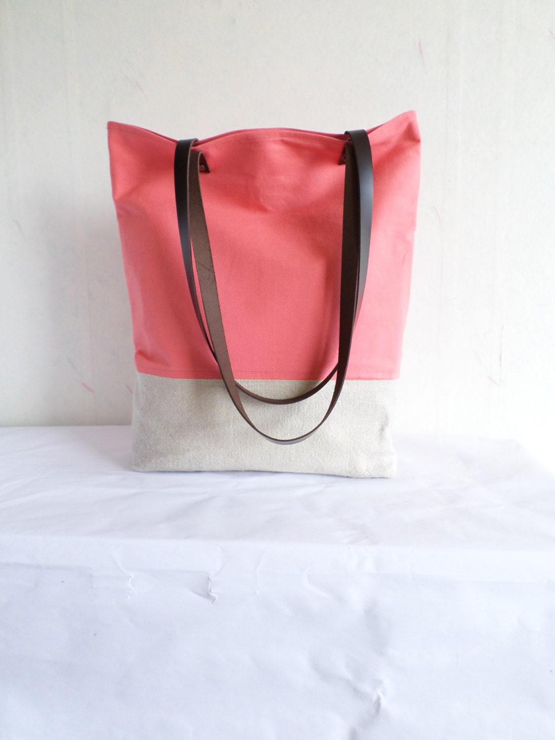 salmon pink bag