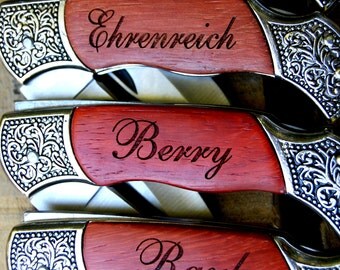 1 Groomsmen Pocket Knife Engraved Pocket Knives Personalized Groomsman Gift Wedding Party Gifts Christmas Gift Engraved Hunting Knife