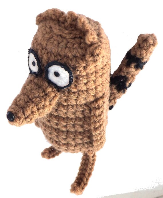 rigby plush toy