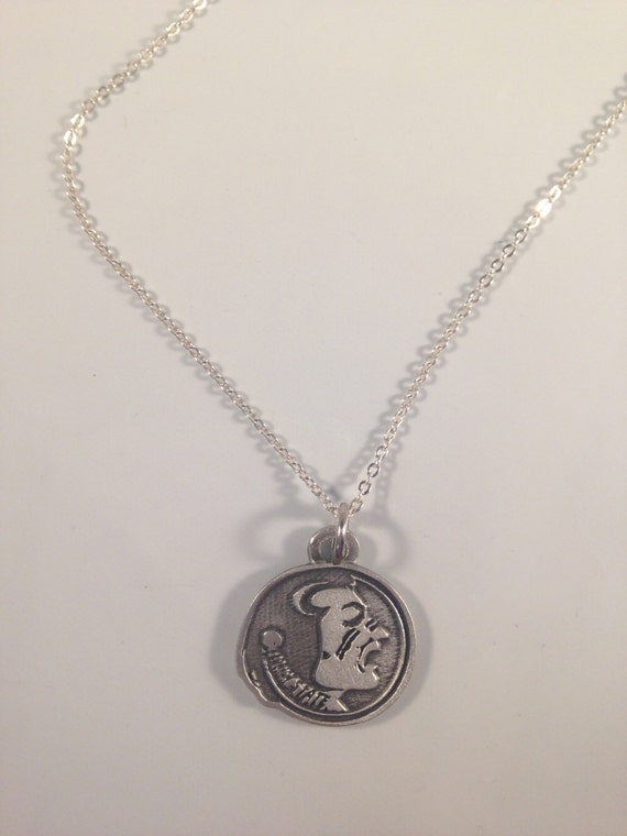 Florida State Seminoles, FSU Necklace, Seminole Jewelry, Florida State ...