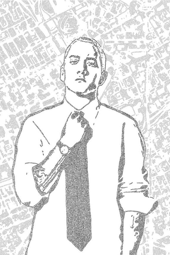Download Eminem Lyric Poster Print 24x36 Handmade with Lyrics