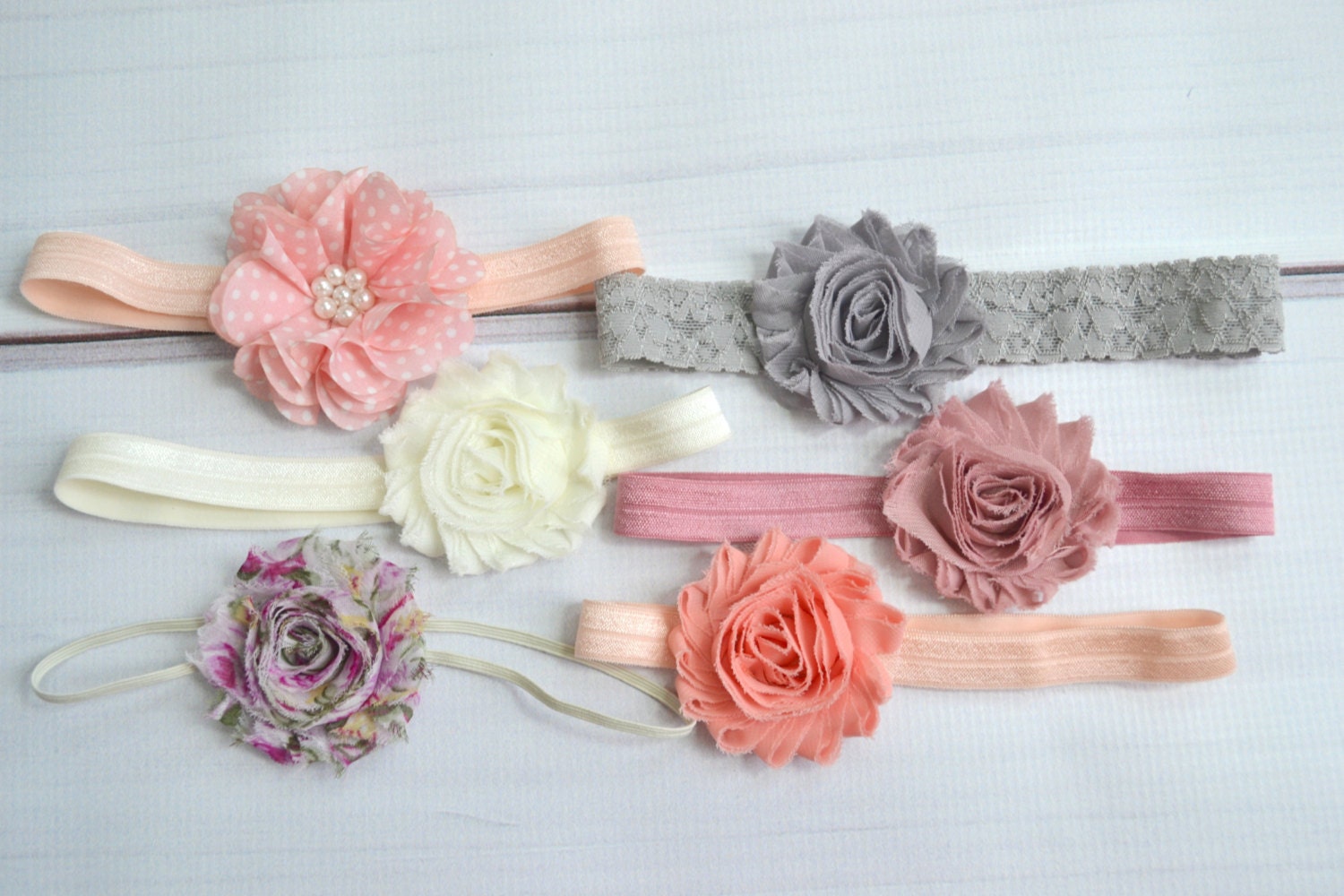 newborn baby headband bows shabby chic headband set of 6 shabby chic baby headbands newborn headband infant newborn baby headband bows shabby chic headband set of 6 shabby chic baby headbands newborn headband infant