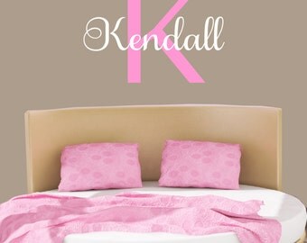 Personalized Name Decal - Vinyl Monogram Decal - Girl Name Decals - Personalized Kids Decal - Children Monogram Decals - Nursery Girls Decal