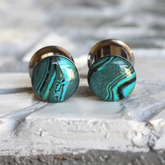 00 Gauges 10mm Plugs 00g Plugs Art Plugs Clay by SilverPeakPlugs