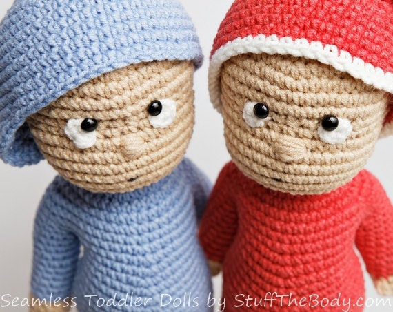 Seamless Toddler Doll Amigurumi Pattern Baby Boy Crochet
