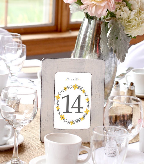 wedding table numbers fall wedding shabby chic reception wedding table numbers fall wedding shabby chic reception