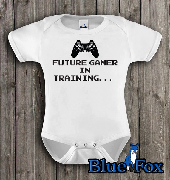 Gamer baby clothingFunny Baby BodysuitFuture Gamer in