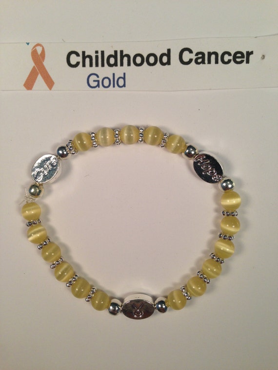 Childhood Cancer Awareness Bracelet