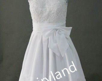 Ivory lace top taffeta skirt bridesmaid dress with sweetheart neckline ...