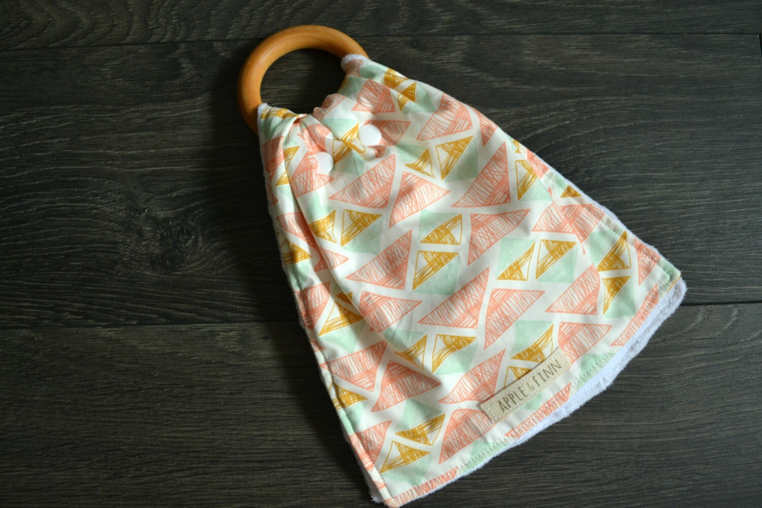 Teething Toy/ Teething Ring /Teething Blanket / Triangle Print