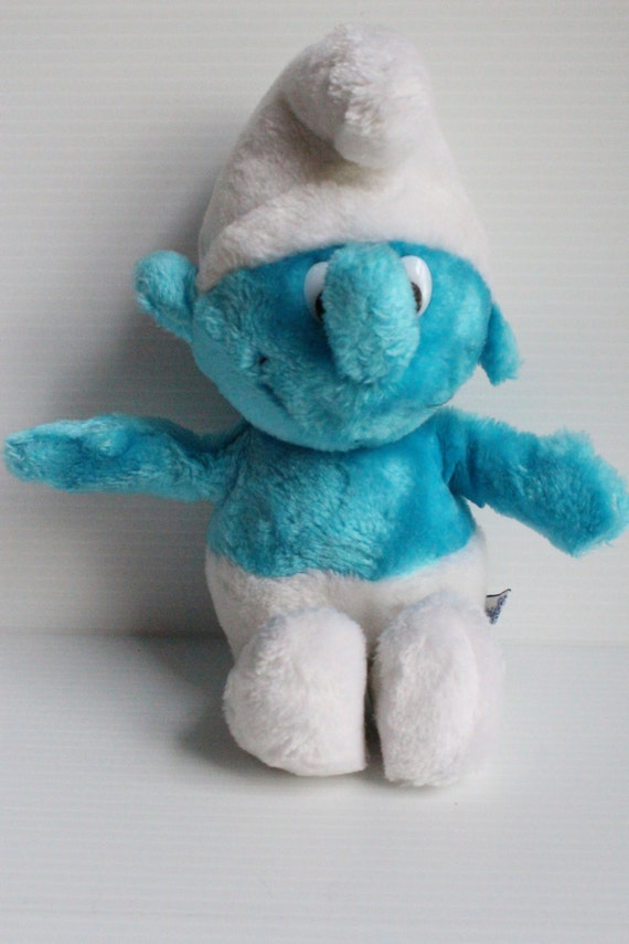 vintage smurf plush