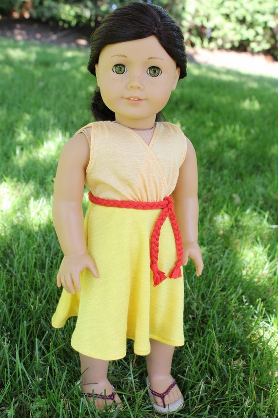 Sunshine Sundress for American Girl or 18" Doll