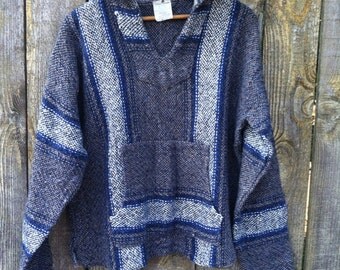 Vintage DRUG RUG • vtg men's unisex women's 80s 90s knit hoodie sweater ...