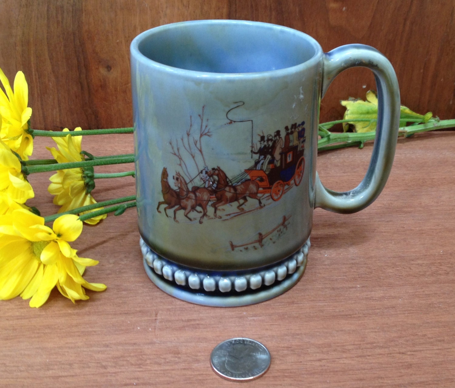 Wade Ireland Pottery Vintage Large Wide Knurled by AllThingsWade