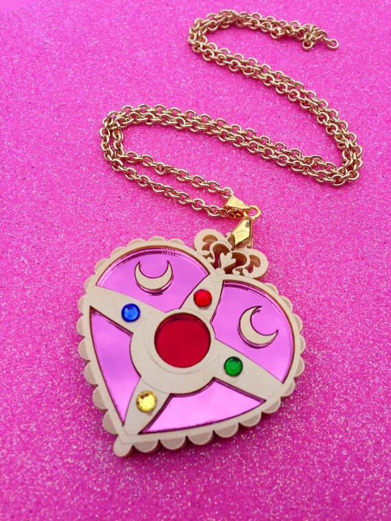 Sailor moon heart necklace Clearance