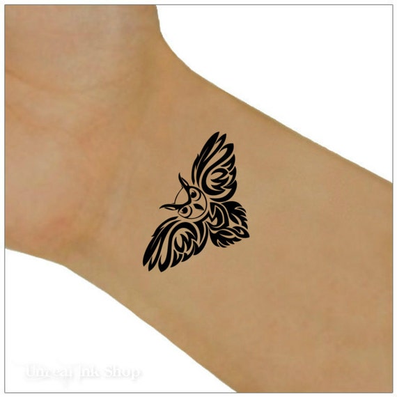 owl temporary tattoo 2 wrist tattoos owl temporary tattoo 2 wrist tattoos