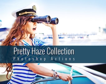 6 Haze Photoshop Actions INSTANT DOWNLOAD Add a Hazy Look to your Wedding, Portrait, Nature, Fashion, Product Photographs