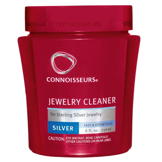 Sterling Silver JEWELRY CLEANER Liquid & Bath Dip Tray basket