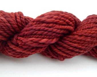 Lac-Plant Dyed Handspun Yarn
