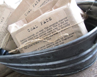 Organic Activated Charcoal Soap COAL FACE-Handmade Soap-Palm Free Soap