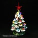 Small Ceramic Christmas Tree Snow Tipped Branches by TexasCeramics