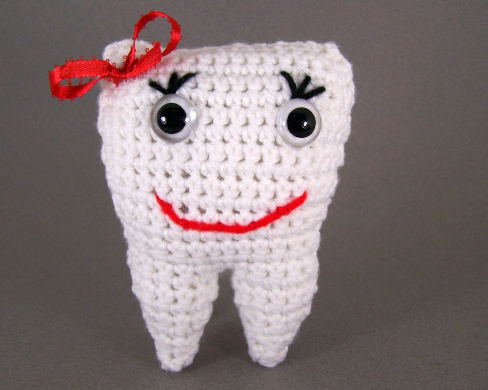 Crocheted Tooth Fairy Pillow amigurumi plush stuffed by ...