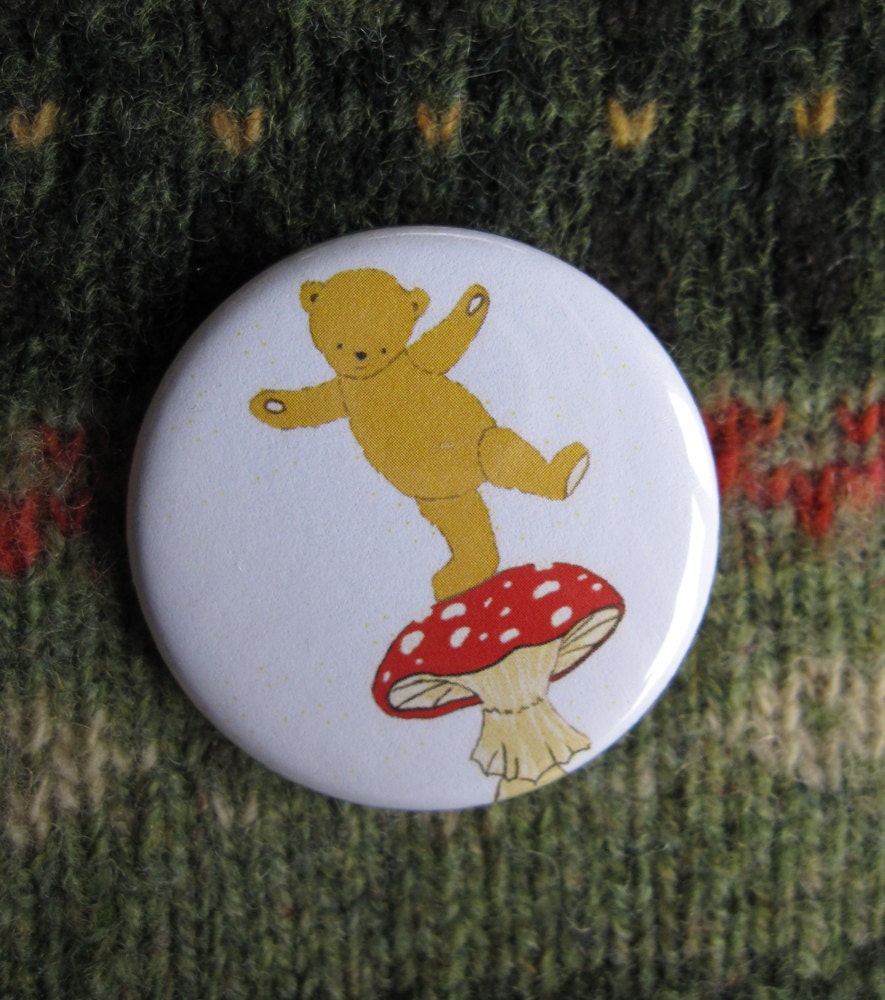 the teddy bear badge