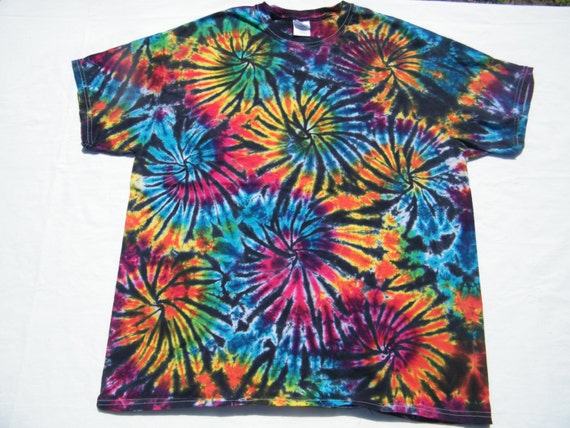 tie dye shirt Black Fireworks CUSTOM MADE tiedye tye by tiedye