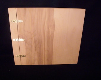 Unfinished Wood Photo/Scrapbook Album for 12 x12 Pages