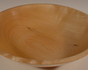 Big Leaf Maple Wood Bowl Turned Wooden Bowl Number 5571