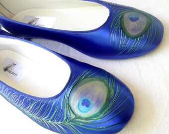 feather shoes, feat her ballerina flat , sapphire blue ballerina shoes ...