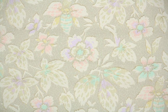 Vintage Pastel Flowers Background