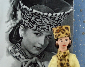 Olivia de Havilland Doll Miniature Golden Age of Hollywood Character Art