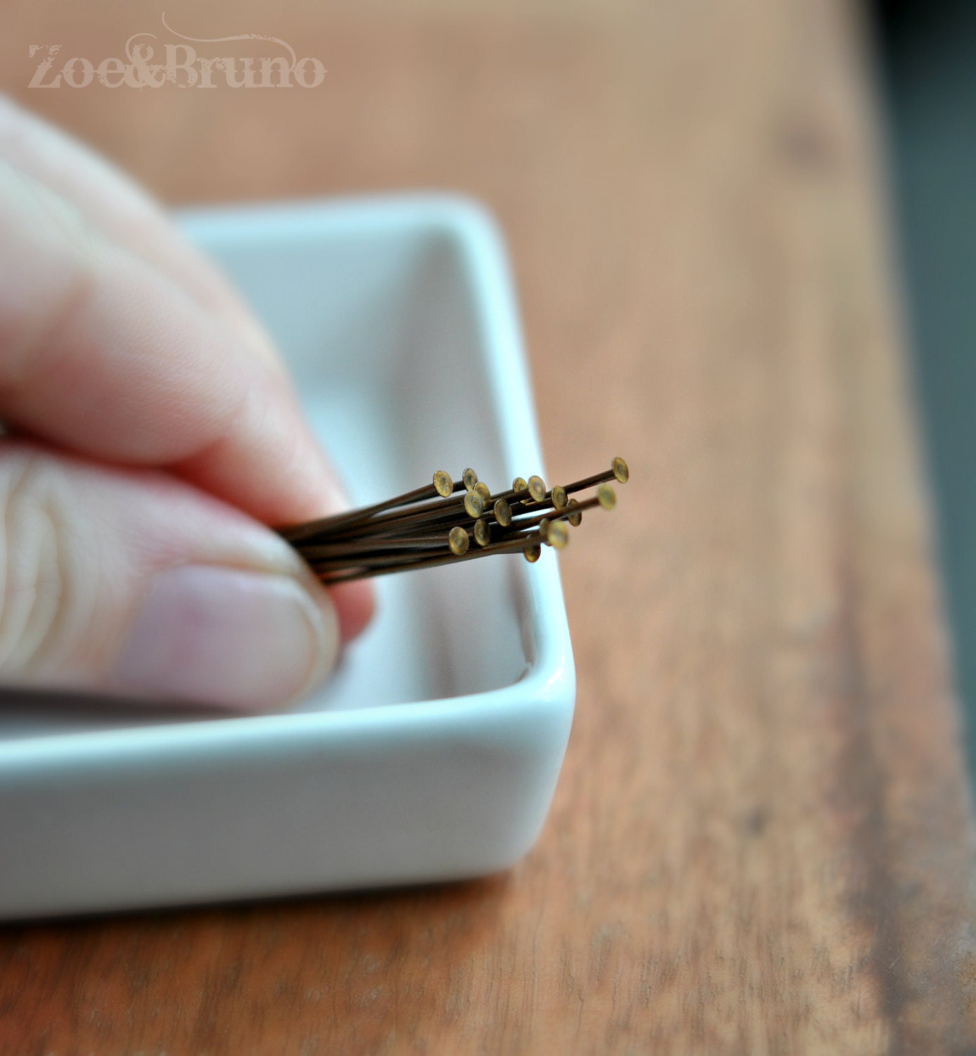 Last Listing Vintaj Nickel Free Natural Brass Headpins 2