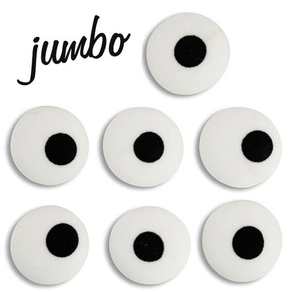 Jumbo White Royal Icing Eyes edible royal icing eyes for