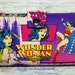 Handmade Long Wallet BiFold Clutch - Vegan Wallet - WW Girl Super Hero wallet Girl Power